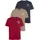 H.I.S. T-Shirt H.I.S, Herren, Gr. 3XL (64/66), bunt (bordeaux, navy, beige), Single Jersey, Obermaterial: 100% Baumwolle, bedruckt, schmal, Rundhals, gerader Abschluss, Shirts T-Shirt, schmal geschnitten, bedrucktes Design, aus 100% Baumwolle, Topseller