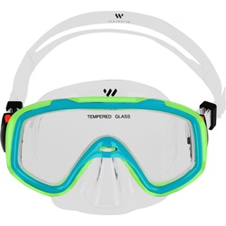 Witeblaze Kinder Apo S Tauchmaske - light blue-lime