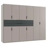 WIMEX Drehtürenschrank Witten 270 x 208 x 65 cm Grau
