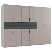 WIMEX Drehtürenschrank Witten 270 x 208 x 65 cm Grau