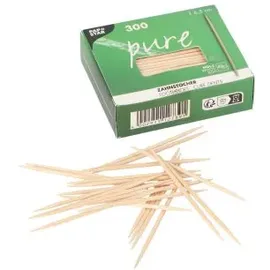 Papstar Zahnstocher Holz rund 6,5 cm