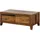 Massivmoebel24 Couchtisch Ancona Dunkelbraun Sheesham 115 x 60 x 45 cm