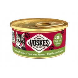 Voskes Jelly Thunfisch mit Quinoa Nassfutter Katze (24x85 g) 2 Paletten (48 x 85 g)