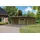 Karibu Doppelcarport Eco 5,63 x 6,76 m naturbelassen inkl. Abstellraum