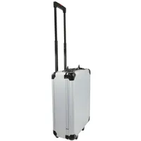 TRIZERATOP Werkzeugtrolley Alukoffer leer grau 37 x 18 x 46 cm