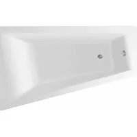 HAK Raumspar Badewanne 160x100x42cm, ohne Füsse, links, weiss