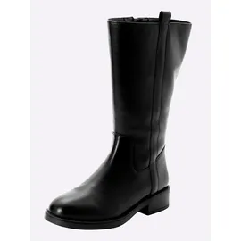 sheego Weitschaftstiefel Damen Schwarz 43
