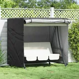 Teenpull – Hollywoodschaukel-abdeckung Schwarz 175 X 125 X 180 Cm