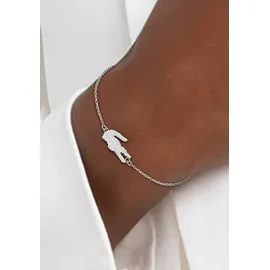 Lacoste Freundschaftsarmband Edelstahl silberfarben Größe 18