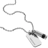 Diesel Kette The Two Tags Edelstahl schwarz/silber