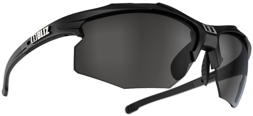 Bliz Hybrid, black frame, smoke lenses with extra orange and clear lenses Brillenfassung - Sportbrillen,