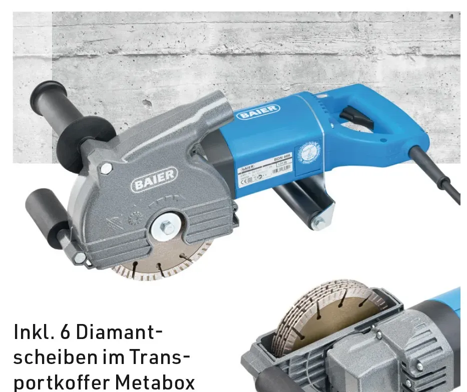 Baier Maschinenfabrik Diamant-Mauernutfräse BDN 466/6