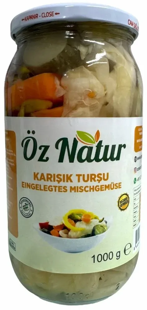 Öz Natur | Antep Hausgemachte gemischtes Mischgemüse 1 kg