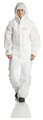 ProSafe® 1 Schutzanzug, Kapuze, antistatisch, weiß PS1-M , 1 Stück, Größe M, PSA Kategorie 3