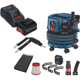 Bosch GAS 18V-12 MC Professional Akku Staubsauger BITURBO Brushless + 1x ProCore Akku 5,5 Ah + Schnellladegerät + Zubehör