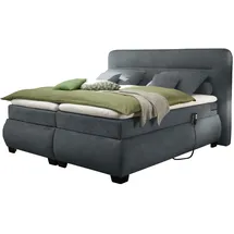 ed exciting design Evolution Boxspringbett mit Motor 180x200cm elektrisch Doppelbett Anthrazit Ausführung:Variante 2