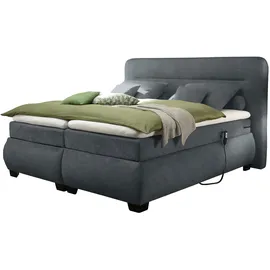 ed exciting design Evolution Boxspringbett mit Motor 180x200cm elektrisch Doppelbett Anthrazit Ausführung:Variante 2