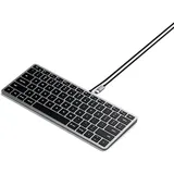 Satechi Slim W1 Backlit (US English Layout) - Tastaturen - Englisch - US - Schwarz
