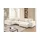 S-Style Wohnlandschaft Plüschcord XXL 3-Sitzer Beige