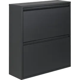 Spinder Billi 75 x 77,5 x 22,5 cm pulverbeschichtet schwarz / schwarz