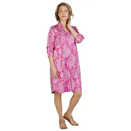 White Label Blusenkleid Paisley Pink/Weiß 36