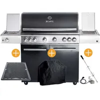 ALLGRILL CHEF Paket XL3 Backburner Seitenkocher Steakzone AIR System