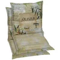 GO-DE Sesselauflage, Set), (L/B): ca. 100x50 cm 2 Auflagen,