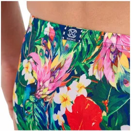 HOM Badeslip Swim Micro Briefs Peacock Blau/Grün M