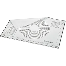 GEFU Ausrollmatte GEFU "PAD", schwarz-weiß (weiß, schwarzß), B:70cm L:50cm, Silikon, Backunterlagen, spezielle Silikonbeschichtung mit Antihaft-Wirkung