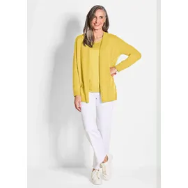 GOLDNER Feinstrick-Cardigan Gelb 19