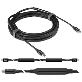 Club 3D USB-C auf USB-C 5 m Schwarz