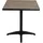 Mendler HWC-J95 Bistrotisch 70 x 70 x 74 cm Schwarz/Grau