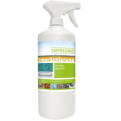 IMPREGNO Kunststoff Imprägnierung, Fluorfreies Hydrophobiermittel für Kunststoff in Haus und Garten, 1 Liter - Sprühflasche