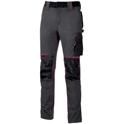 U-Power Bundhose Atom - grey fucsia - 2XL