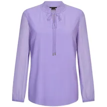 GOLDNER Elegante Jersey-Bluse mit Rundhals lila 19