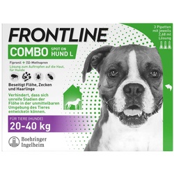 FRONTLINE COMBO Hund & Heim gegen Zecken Flöhe Larven 20-40 kg