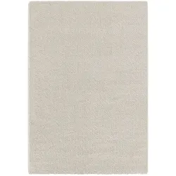 Hochflor-Teppich SEHRAZAT "Velvet 8900", weiß, B:80cm H:30mm L:150cm, Kunstfaser, Teppiche, Uni Farben,flauschig weich,Hochflor,mit weichem Glanz, Wohnzimmer