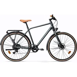 City Bike 28 Zoll Elops LD900 HF Dunkelgrün bronzegrün XL