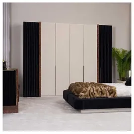 JV Möbel Schrank mit Fächern beige