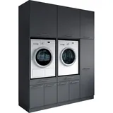 laundreezy Mehrzweckschrank-Set 186 x 238 x 68 cm Grau