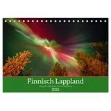 Calvendo Finnisch Lappland (Tischkalender 2026 DIN A5 quer), CALVENDO Monatskalender