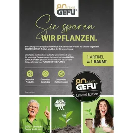GEFU Grato Vierkantreibe 4-tlg. Schwarz