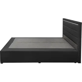 Collection AB Boxspringbett COLLECTION AB "30 Jahre Jubiläums-Modell Athena", schwarz, B:193cm L:208cm, Holzwerkstoff, Spanplatte, Komplettbetten, Boxspringbett, in H2,H3 & H4, wahlweise mit LED-Leiste