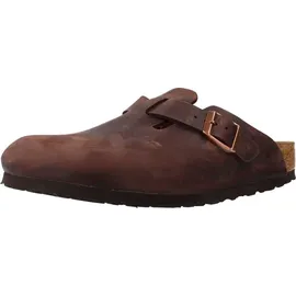 Birkenstock Boston Nubukleder geölt schmal habana 43