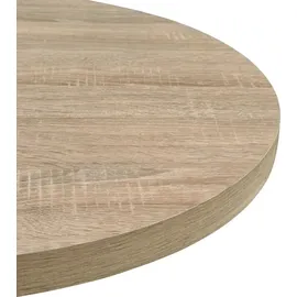 vidaXL Bistrotisch Ø 80 cm beige