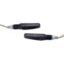 spec x LED-Blinker Longline Schwarz Paar