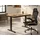 Beliani Schreibtisch elektrisch höhenverstellbar PENLY Schwarz / Hellbraun 120 cm 60 cm mit USB-Anschluss