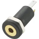 TRU Components 1572251 Klinken-Steckverbinder 2.5mm Buchse, Einbau vertikal Polzahl: 3 Stereo Schwarz