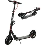 sportnow Cityroller Aluminium Schwarz