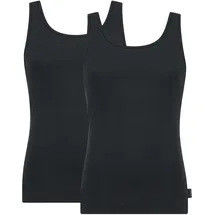 SLOGGI 2P men 24 7 Vest Schwarz Baumwolle Large Herren